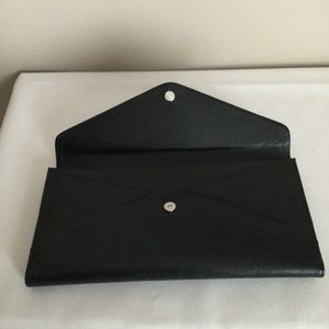 Leather Danier 2 in 1 Travel Wallet with Removable Passport Holder